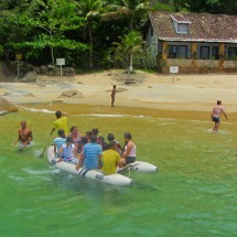 Praia Vermelha (Red beach) accessible by boat only
